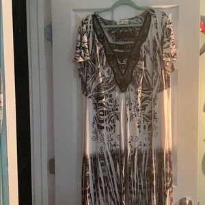 Black and white dress